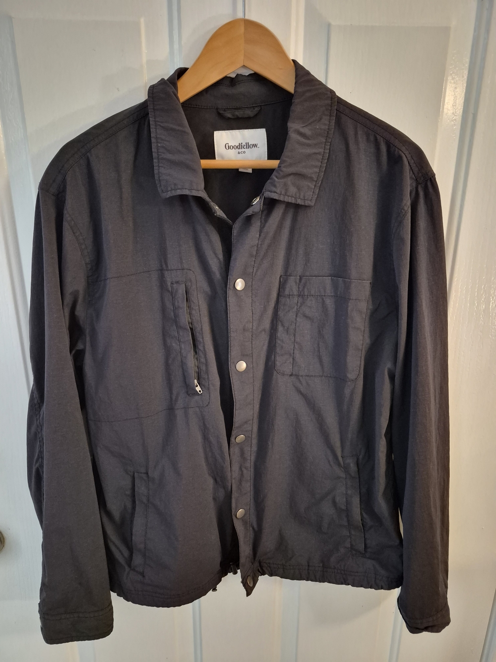 Goodfellow & Co Men's Black Lightweight Shacket